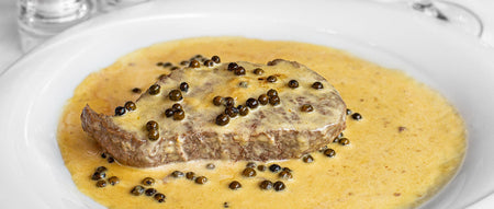 Filetto al Pepe Verde con Vino Bianco