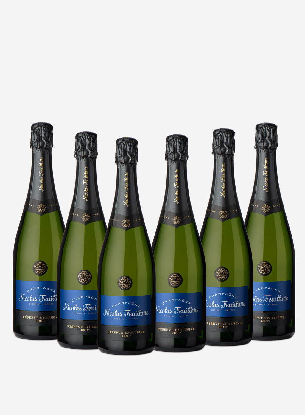 Set 6 bottiglie Champagne Réserve Exclusive Brut | Valdo